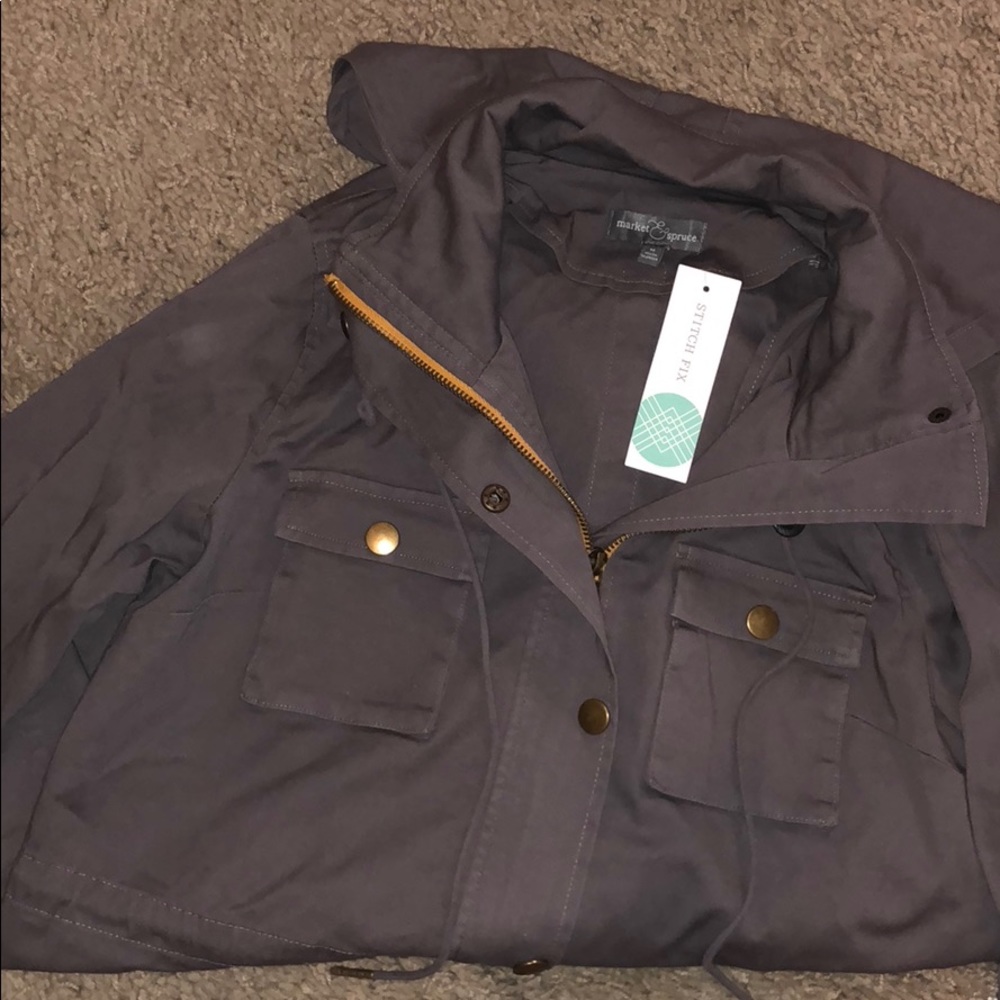 Gray jacket